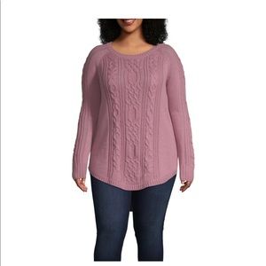 NWT Arizona Mauve Colored Long Sweater